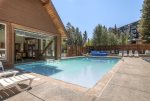 The complex shares a pool and hot tubs at the Upper Village Pool just across the street